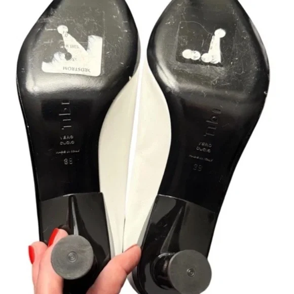 Tibi Zuri Two Tone Black/White Heels Size 39 - Picture 7 of 9